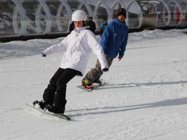 Mathieu Justafré - Cours de snowboard