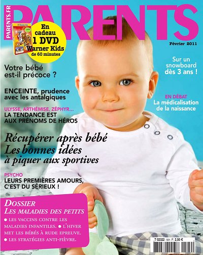 20110106 N° 504 Couverture Magazine parents